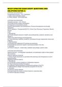 BCCCP UPDATED EXAM SCRIPT QUESTIONS AND SOLUTIONS RATED A&plus;