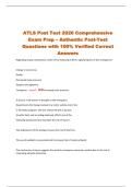 ATLS Post Test 2026 Comprehensive Exam Prep &ndash; Authentic Post-Test Questions with 100&percnt; Verified Correct Answers 