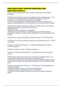 CCRP EXAM SCRIPT UPDATED QUESTIONS AND SOLUTIONS RATED A&plus;