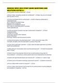 INDIANA MPJE 2026 STUDY GUIDE QUESTIONS AND SOLUTIONS RATED A&plus;