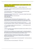 INDIANA MPJE COMPREHENSIVE EXAM QUESTIONS AND SOLUTIONS RATED A&plus;