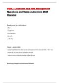 DBIA - Contracts and Risk Management Questions and Correct Answers&vert; 2026 Updated