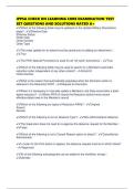 IPPSA CHECK ON LEARNING CORE EXAMINATION TEST SET QUESTIONS AND SOLUTIONS RATED A&plus;