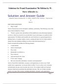 Solution Manual For Fraud Examination 7th Edition by W&period; Steve AlbrechtChad O&period; AlbrechtConan C&period; AlbrechtMark F&period; Zimbelman Chapter 1-18