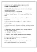 CSULB BIO 207 LAB EXAM QUESTIONS WITH COMPLETE SOLUTIONS