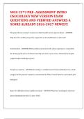 WGU C273 Intro to Sociology Pre-Assessment Exam &ndash; Questions & Verified Answers &lpar;2026&ndash;2027&rpar;