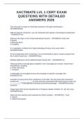 XACTIMATE LVL 1 CERT EXAM QUESTIONS WITH DETAILED ANSWERS 2026