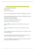 NUR 634- exam 1 Questions with Correct Answers&vert; New Update Guaranteed Pass