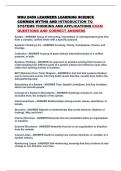WGU D459 LEARNERS LEARNING SCIENCE COMMON MYTHS AND INTRODUCTION TO SYSTEMS THINKING AND APPLICATIONS EXAM QUESTIONS AND CORRECT ANSWERS
