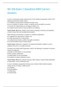 NU 456 Exam 1 Questions With Correct Answers