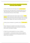 N5334 Final Exam Practice Questions Answered Correctly Latest Update