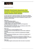 PN3006 Final Exam Questions And Answers Verified Answers Complete Latest Update 2026 Update&period;
