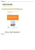 TEST BANK with Answer Guide &ndash; Pediatric Primary Care 7th Edition &vert; Chapter-by-Chapter Nursing Practice Review &vert; Graded A&plus;