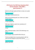 CPO Practice Test 2024 Exam Questions And Correct Answers 2025-2026 &vert; Get It Correct &excl;&excl;&excl;