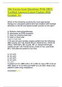 TMC Practice Exam Questions With 100- Verified Answers Latest Update 2026 Graded A&plus;&period;