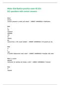Water distribution practice exam -2 &lpar;D1-D2&rpar; questions with correct answers&period;