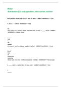 Water distribution &lpar;D3 test&rpar; questions with correct answers&period;