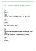 BOC Practice Exam Questions With Correct Answers
