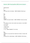 Domain 1 BOC Prep Questions With Correct Answers