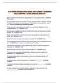 AFSP EXAM REVIEW QUESTIONS AND CORRECT ANSWERS 100&percnt; VERIFIED LATEST UPDATE 2026-27&excl;&excl;