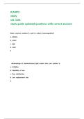 JCAHPO study set &comma;COA study guide updated questions with correct answers 