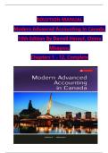 Modern Advanced Accounting in Canada 10th Edition Solution Manual by Darrell Herauf & Chima Mbagwu &ndash; Latest Update 2026 Exam Prep &vert; Graded A&plus;