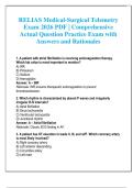 Medical-Surgical Telemetry Exam 2026 &vert; Real Questions & Answers &lpar;Relias&rpar;  bundle