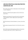 ABO-NCLE PRACTICAL EXAM 2026 PRACTICE QUESTION SET ONE