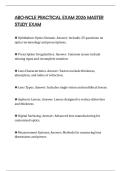 ABO-NCLE PRACTICAL EXAM 2026 MASTER STUDY EXAM