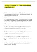 ACC 202 FINAL PAPER VIEW AHEAD EXAM 2026 GRADED A