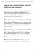 ACC 231 EXAM FINAL PAPER 2026 COMPLETE QUESTIONS AND SOLUTIONS