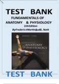 Test Bank for Fundamentals of Anatomy & Physiology&comma; 11th Edition by Frederic H&period; Martini &ndash; All Chapters 1&ndash;29 &vert; 100&percnt; Verified Answers