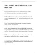 XCELL TESTING SOLUTIONS ACTUAL EXAM PAPER 2026