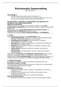 Risicotaxatie Samenvatting & Uitwerking van Artikelen&sol;Literatuur&sol;Hoorcolleges 