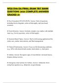 WGU D118 OA FINAL EXAM TEST BANK QUESTIONS 2026 COMPLETE ANSWERS GRADED A&plus;