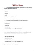 PCC Final Exam Questions and correct Answers &lpar;100&percnt; VERIFIED&rpar;&vert; 2026&sol;2027