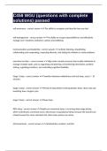 C458 WGU &lpar;questions with complete solutions&rpar; passed