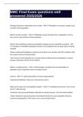MMC Final Exam questions well answered 2025&sol;2026