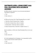 XACTIMATE LEVEL 2 EXAM SCRIPT 2026 FULL SOLUTIONS WITH ACCURATE ANSWERS