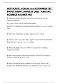 WSET LEVEL 2 EXAM 2026 EXAMPREP TEST PAPER WITH COMPLETE QUESTIONS AND CORRECT ANSWER KEY