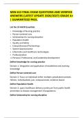 MSN 612 FINAL EXAM QUESTIONS AND VERIFIED ANSWERS &lpar;LATEST UPDATE 2026&sol;2027&rpar; GRADE A&plus; &vert; GUARANTEED PASS&period;