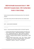 NSG3160 Health Assessment Exam 4 - NEW 2026&sol;2027 Complete Guide &vert; 100&percnt; Verified Q&A &vert; Grade A &vert; Galen College