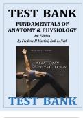 Test Bank&colon; Fundamentals of Anatomy & Physiology &lpar;8th Edition&rpar; &ndash; Frederic H&period; Martini & Judi L&period; Nath
