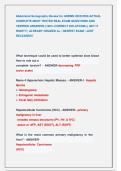 Abdominal Sonography Review for ARDMS 2025&sol;2026 ACTUAL  COMPLETE MOST TESTED REAL EXAM QUESTIONS AND  VERIFIED ANSWERS &lpar;100&percnt; CORRECT SOLUTIONS &rpar;&vert; GET IT  RIGHT&excl;&excl; &vert; ALREADY GRADED A&plus; &vert; NEWEST EXAM &vert; JUST  RELEASED&excl;&excl;