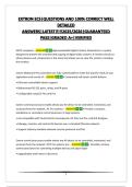 EXTRON ECS&vert;QUESTIONS AND 100&percnt; CORRECT WELL DETAILED ANSWERS&vert;LATEST&excl;&excl;&excl;&excl;&excl;2025&sol;2026&vert;GUARANTEED PASS&vert;GRADED A&plus;&vert;VERIFIED
