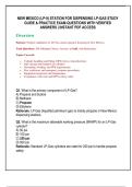 NEW MEXICO &lpar;LP-9&rpar; STATION FOR DISPENSING LP-GAS STUDY  GUIDE & PRACTICE EXAM QUESTIONS WITH VERIFIED  ANSWERS &vert; INSTANT PDF ACCESS 