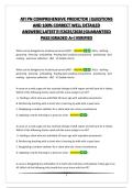ATI PN COMPREHENSIVE PRWDICTOR&vert;QUESTIONS AND 100&percnt; CORRECT WELL DETAILED ANSWERS&vert;LATEST&excl;&excl;&excl;&excl;&excl;2025&sol;2026&vert;GUARANTEED PASS&vert;GRADED A&plus;&vert;VERIFIED