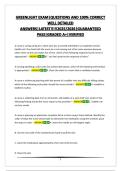 GREENLIGHT EXAM&vert;QUESTIONS AND 100&percnt; CORRECT WELL DETAILED ANSWERS&vert;LATEST&excl;&excl;&excl;&excl;&excl;2025&sol;2026&vert;GUARANTEED PASS&vert;GRADED A&plus;&vert;VERIFIED
