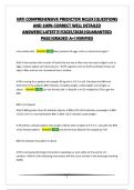 VATI COMPREHENSIVE PREDICTOR NCLEX&vert;QUESTIONS AND 100&percnt; CORRECT WELL DETAILED ANSWERS&vert;LATEST&excl;&excl;&excl;&excl;&excl;2025&sol;2026&vert;GUARANTEED PASS&vert;GRADED A&plus;&vert;VERIFIED
