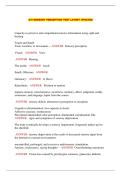 ATI&colon; SENSORY PERCEPTION PACKAGED EXAMS&colon; COMPLETE AND UPDATED EXAM QUESTIONS WITH VERIFIED ANSWERS 